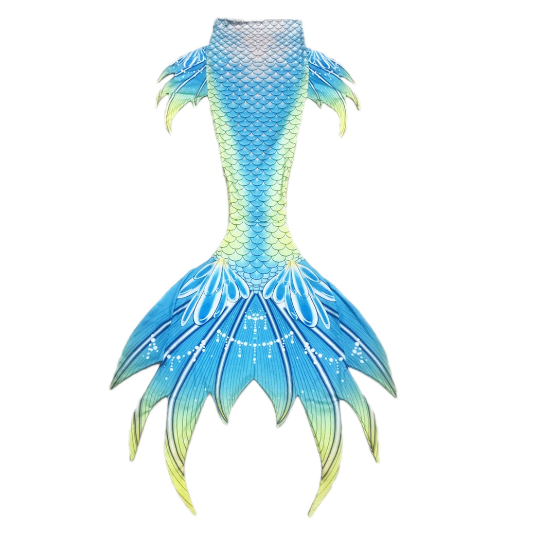 Multicolor Fairy Style Mermaid Tail