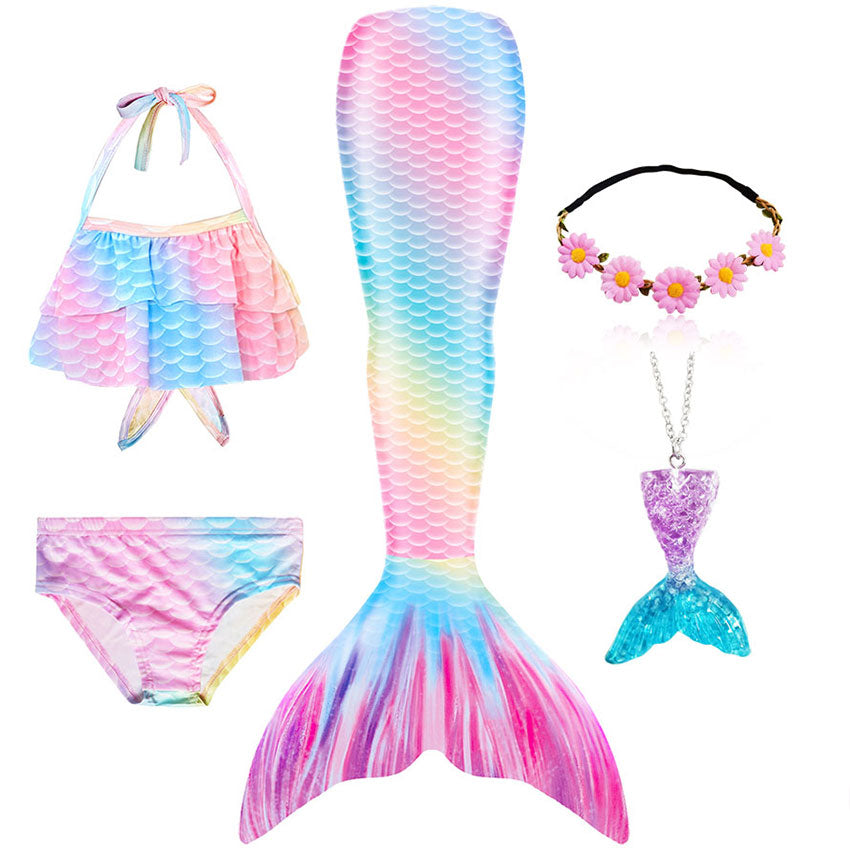 Mermaid Tail Swimsuit Set