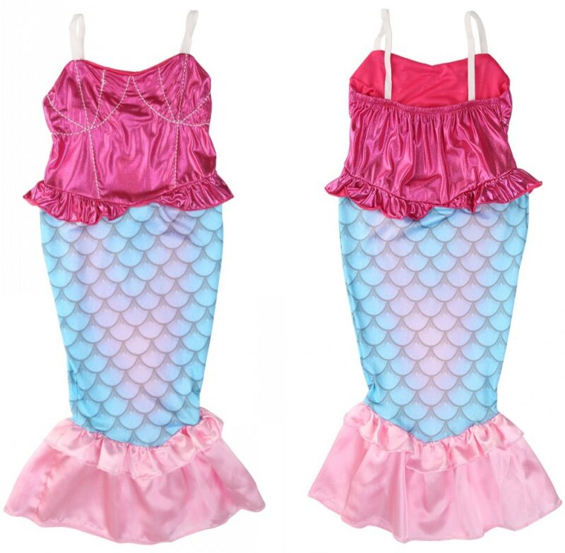 Pink Top Mermaid Tail Kids Dress