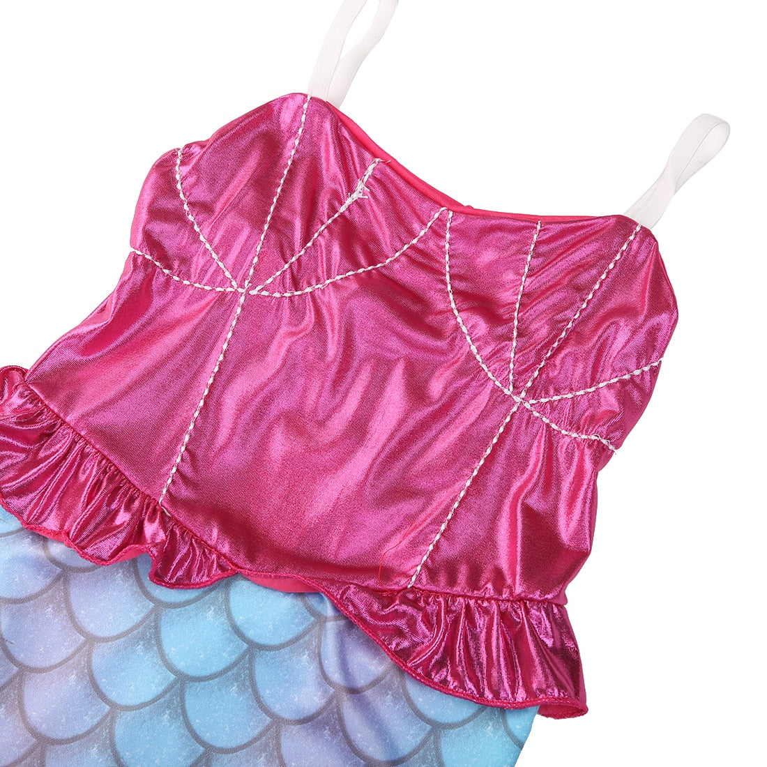 Pink Top Mermaid Tail Kids Dress