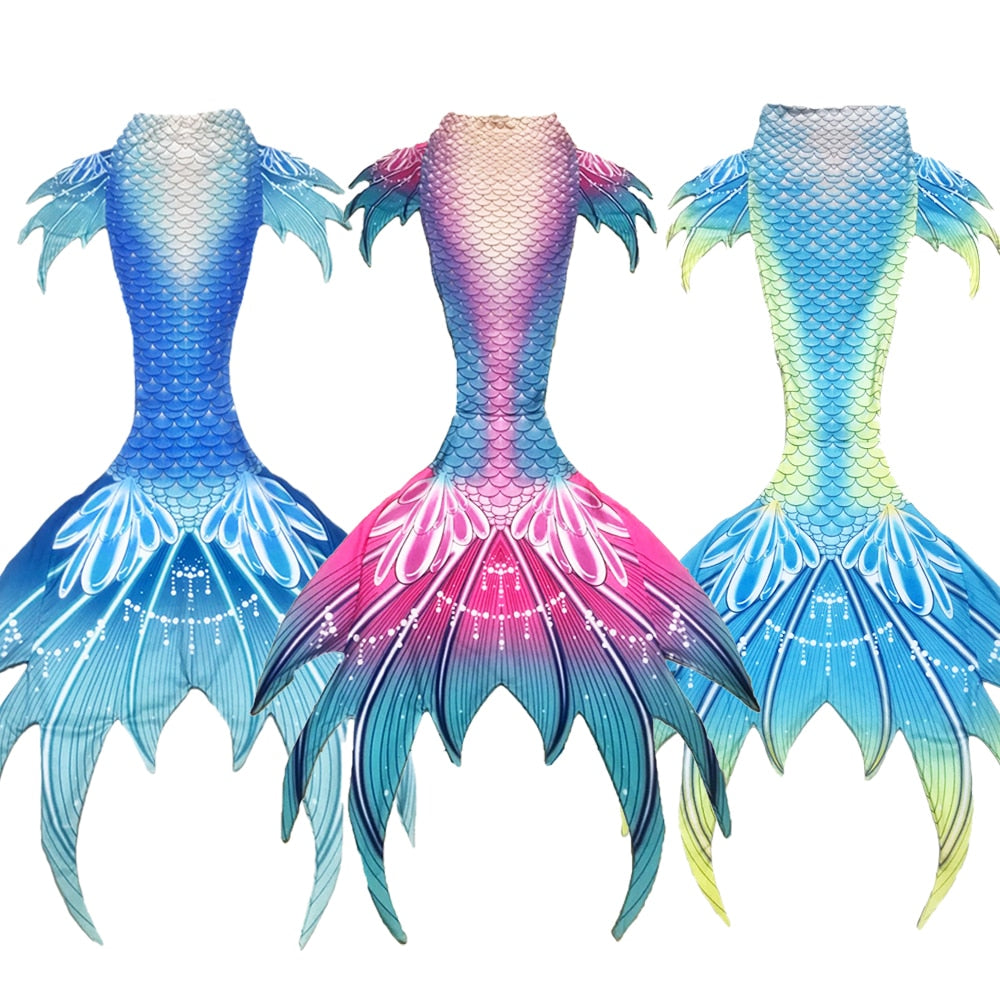 Multicolor Fairy Style Mermaid Tail