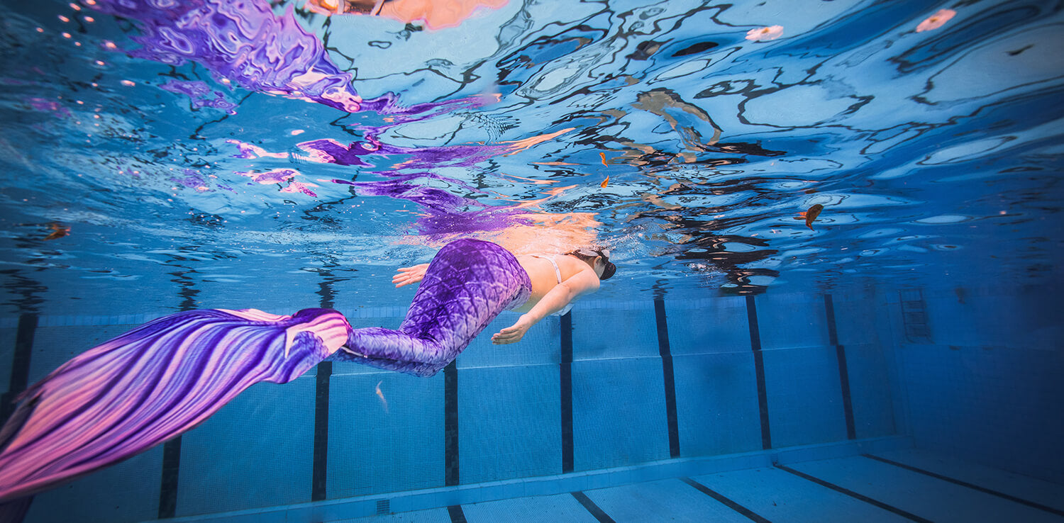 Mermaid Tail Swimsuit - Mermaid Fabric Only – AquaMermaid