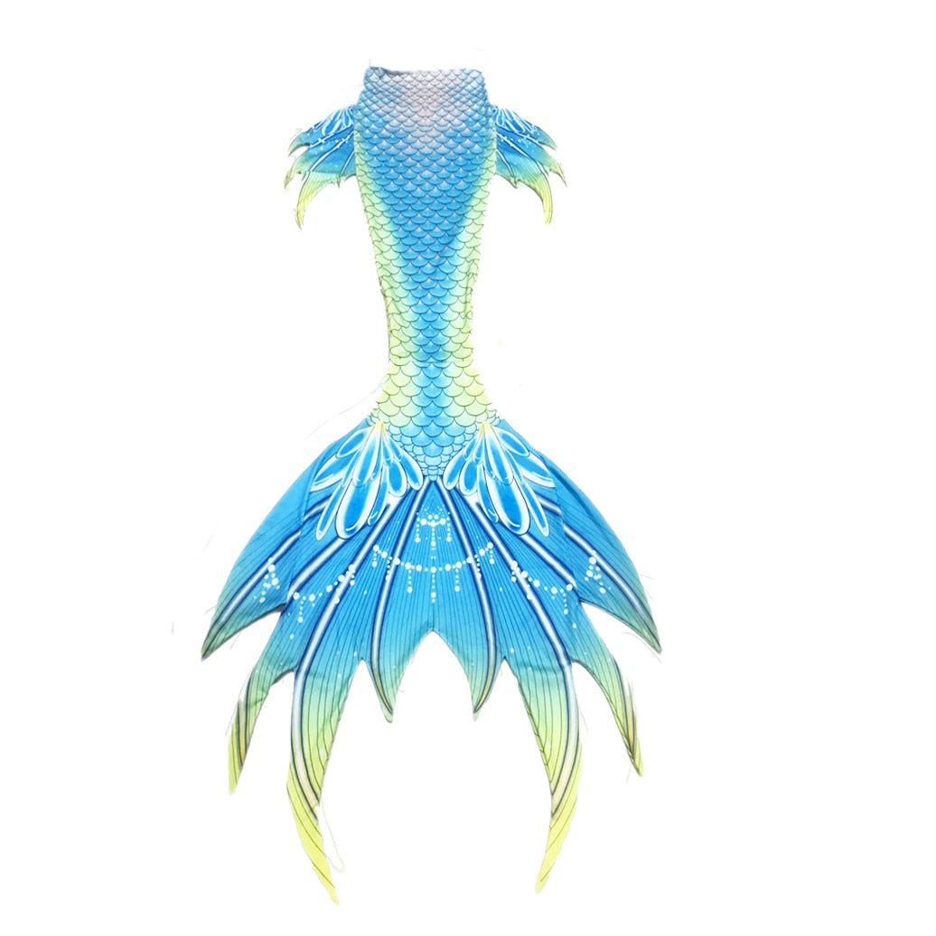 Multicolor Fairy Style Mermaid Tail