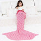 Pink Mermaid Tail Blanket