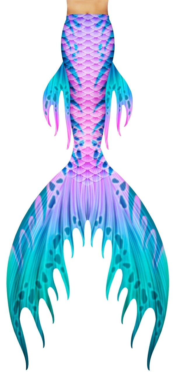 Pacific Pink & Blue Mermaid Tail